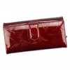 Pierre Cardin 02 LEAF 122 fekete lakkbőr női pénztárca 19,5 x 10 cm