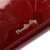 Pierre Cardin 02 LEAF 122 fekete lakkbőr női pénztárca 19,5 x 10 cm