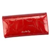 Pierre Cardin 02 LEAF 122 piros lakkbőr női pénztárca 19,5 x 10 cm