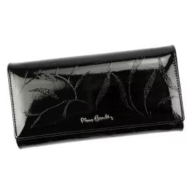   Pierre Cardin 02 LEAF 122 kék lakkbőr női pénztárca 19.5 x 10 cm