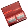 Pierre Cardin 02 LEAF 122 kék lakkbőr női pénztárca 19.5 x 10 cm