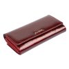 Pierre Cardin 02 LEAF 122 szürke lakkbőr női pénztárca 19.5 x 10 cm