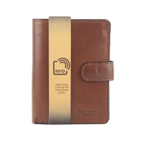   Mato Grosso 0703/17-20 RFID barna férfi bőr pénztárca 9.5 x 12.5 cm
