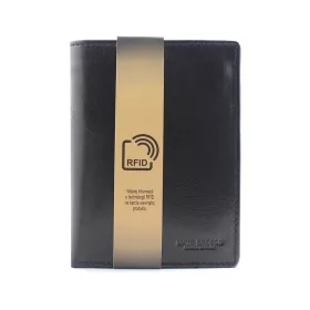   Mato Grosso 0705/17-60 RFID fekete férfi bőr pénztárca 10 x 13 cm