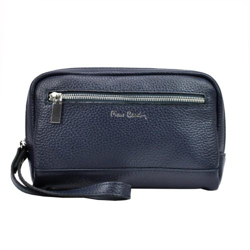 Pierre Cardin NPA 110 sötétkék bőr autós táska 23 x 14 x 6 cm 