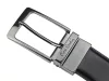 Pierre Cardin FWJX5 kék-fekete forgatható férfi bőr öv 135 x 3.5 cm