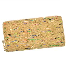   CHIKY 201958 színes parafa mintás női pénztárca 19.5 x 10 x 2.5 cm