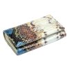 PATRIZIA VL-101 RFID kék kígyóbőr mintás női bőr pénztárca 15.5 x 9.5 x 4 cm