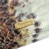 PATRIZIA VL-101 RFID kék kígyóbőr mintás női bőr pénztárca 15.5 x 9.5 x 4 cm