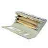 PATRIZIA VL-101 RFID kék kígyóbőr mintás női bőr pénztárca 15.5 x 9.5 x 4 cm
