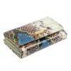 PATRIZIA VL-108 RFID kék kígyóbőr mintás női bőr pénztárca 14.5 x 9.5 x 4 cm