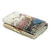 PATRIZIA VL-108 RFID kék kígyóbőr mintás női bőr pénztárca 14.5 x 9.5 x 4 cm