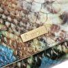 PATRIZIA VL-108 RFID kék kígyóbőr mintás női bőr pénztárca 14.5 x 9.5 x 4 cm
