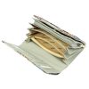 PATRIZIA VL-112 RFID kék kígyóbőr mintás női bőr pénztárca 15 x 9.7 x 4.5 cm
