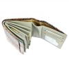 PATRIZIA VL-112 RFID kék kígyóbőr mintás női bőr pénztárca 15 x 9.7 x 4.5 cm