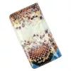 PATRIZIA VL-116 RFID kék kígyóbőr mintás női bőr pénztárca 9.5 x 16.5 x 3.5 cm