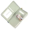 PATRIZIA VL-116 RFID kék kígyóbőr mintás női bőr pénztárca 9.5 x 16.5 x 3.5 cm