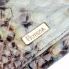 PATRIZIA VL-117 RFID kék kígyóbőr mintás női bőr pénztárca 12.2 x 8.5 x 3 cm
