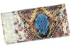 Patrizia VL-122 női mintás, lakkbőr pénztárca, RFID 19,7 × 10 cm