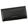 Pierre Cardin 06 ITALY 100 fekete női bőr pénztárca 18,5 x 9,5 cm