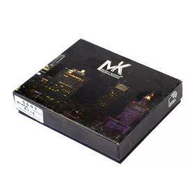   Money Kepper SN5130B MCN  RFID fekete-piros férfi bőr pénztárca 11.5 x 8.5 x 2.5 cm