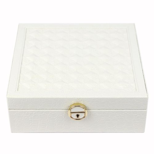 PATRIZIA BEAUTY-20097 fehér ékszerdoboz 26 x 8.5 x 25.3 cm