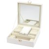 PATRIZIA BEAUTY-20097 fehér ékszerdoboz 26 x 8.5 x 25.3 cm