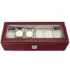 PATRIZIA WATCH-6-18052 piros 6 db-os óratartó doboz 12 x 8.5 x 30.5 cm