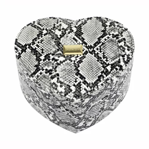 PATRIZIA beauty-H2 közepes méretű pyton mintás ékszedoboz 17 x 9 x 18.5 cm