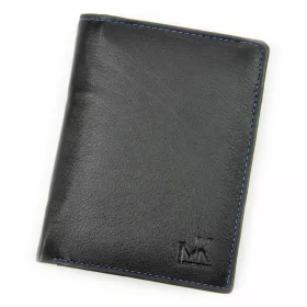   Money Kepper CC 5401 fekete-szürke férfi bőr pénztárca 10 x 13 x 2 cm