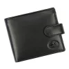 EL FORREST 877-67 RFID fekete férfi bőr pénztárca 11.5 x 9.2 x 3 cm