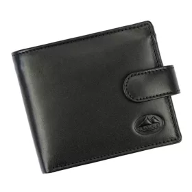   EL FORREST 877-67 RFID fekete férfi bőr pénztárca 11.5 x 9.2 x 3 cm