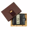 EL FORREST 877-67 RFID fekete férfi bőr pénztárca 11.5 x 9.2 x 3 cm
