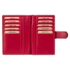 EL FORREST 955-47 RFID piros női bőr pénztárca 14.5 x 9.5 x 3.5 cm