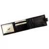 EL FORREST 851-67 RFID fekete férfi bőr pénztárca 11 x 8 x 2.5 cm
