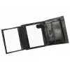 Rovicky 1552-03-BOR RFID fekete férfi bőr pénztárca 11 x 12,5 cm
