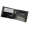 Rovicky 1567-03-BOR RFID fekete-piros férfi bőr pénztárca 11,5 x 9,5 cm