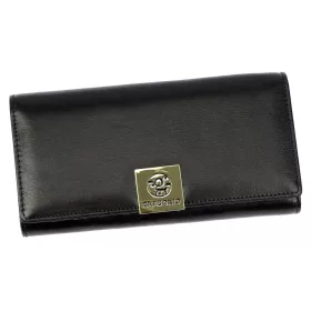   Gregorio GS-102 fekete női bőr pénztárca 18.5 x 9.5 x 3.5 cm