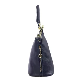   Patrizia 419-040 GOLD sötétkék női bőr válltáska, oldaltáska 24 x 20 x 13 cm