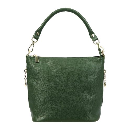 Patrizia 419-040 GOLD zöld női bőr kézitáska, válltáska 24 x 20 x 13 cm 