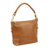 Patrizia 419-040 GOLD konyak női bőr válltáska, oldaltáska 24 x 20 x 13 cm