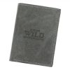 Wild N4-P-CHM RFID barna férfi bőr pénztárca 10 x 13 x 2.5 cm