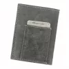 Wild N4-P-CHM RFID konyak férfi bőr pénztárca 10 x 13 x 2.5 cm