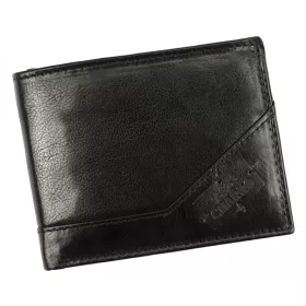   Charro ITALIA 1123 fekete férfi bőr pénztárca 12.5 x 9.5 x 2.8 cm