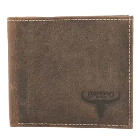   Wild RM-01-BAW BUFFALO barna férfi bőr pénztárca 11.5 x 10 x 2.5 cm