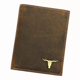   Wild RM-06-BAW BUFFALO barna férfi bőr pénztárca 9.5 x 12.5 x 2.5 cm