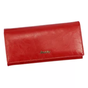   Rovicky 8805-BPRN RFID piros női bőr pénztárca 18,5 × 9 × 3 cm