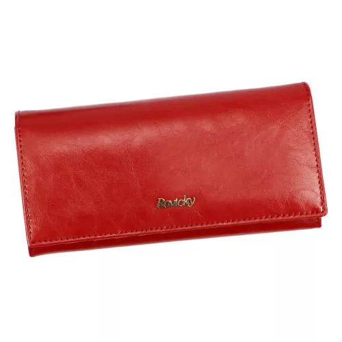 Rovicky 8805-BPRN RFID piros női bőr pénztárca 18,5 × 9 × 3 cm