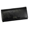 Rovicky 8805-BPRN RFID fekete női bőr pénztárca 18,5 × 9 × 3 cm