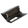 Rovicky 8802-SBRN RFID fekete női bőr pénztárca 19 x 9 x 3 cm